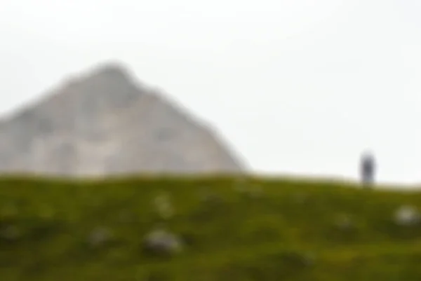 Bergsteigen Tourismus Thema verschwimmen Hintergrund — Stockfoto