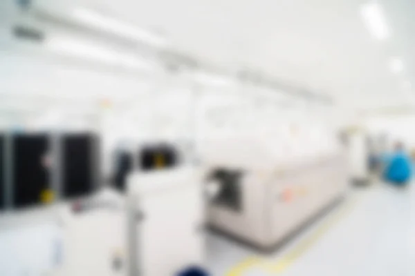 Electronics production plant theme blur background