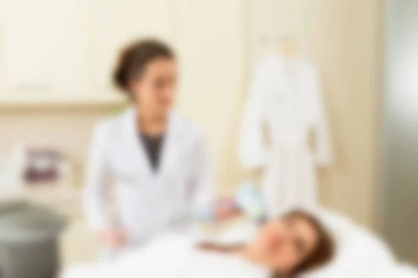 Medical cosmetology clinic theme blur background — Stock Photo, Image