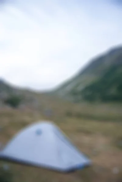 Alpinizm turystyka tematu rozmycie tła — Zdjęcie stockowe