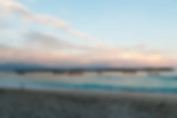 Gili Trawangan Bali Indonesia Viajes tema desenfoque fondo — Foto de Stock