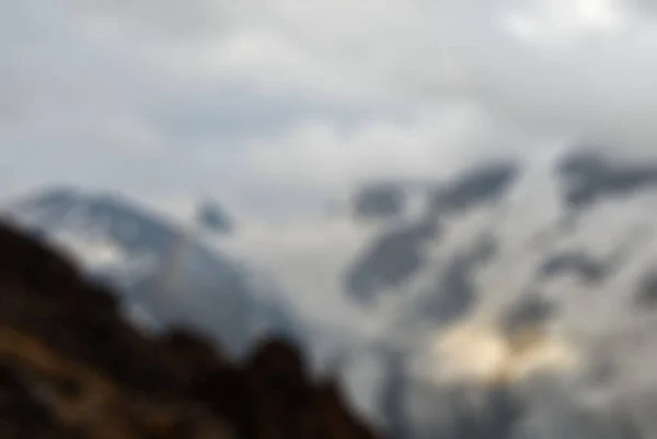 Bergsteigen Tourismus Thema verschwimmen Hintergrund — Stockfoto