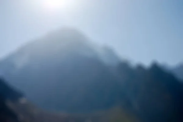 Montañismo turismo tema desenfoque fondo — Foto de Stock