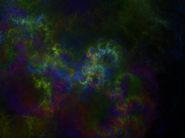 Hayal fraktal doku görüntü