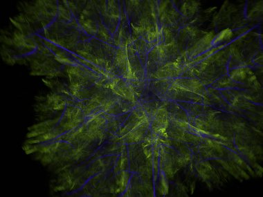 Hayal fraktal doku görüntü