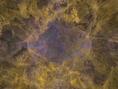 Hayal fraktal doku görüntü