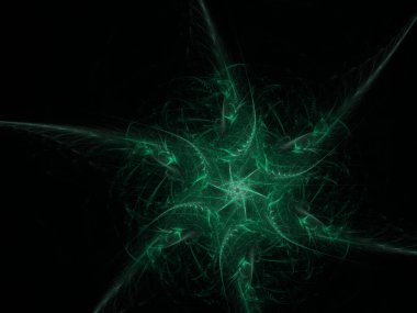 Hayali fraktal arkaplan resmi