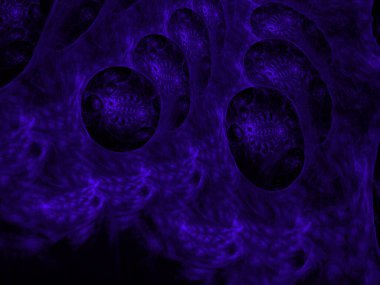 Hayali fraktal arkaplan resmi