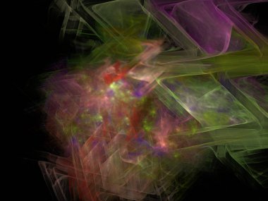 Hayali fraktal arkaplan resmi