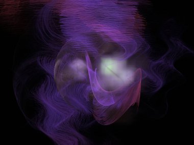 Hayali fraktal arkaplan resmi