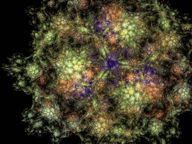 Hayali fraktal arkaplan resmi