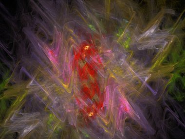 Hayali fraktal arkaplan resmi