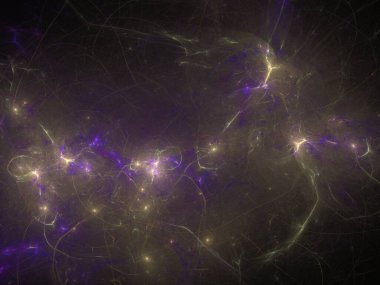 Hayali fraktal arkaplan resmi