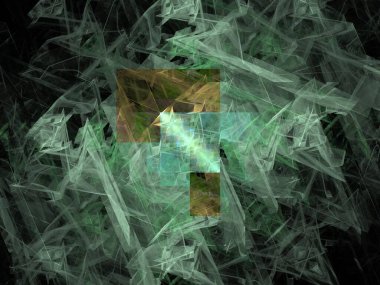 Hayali fraktal arkaplan resmi