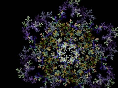 Hayali fraktal arkaplan resmi