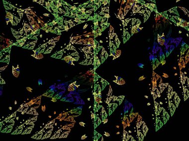 Hayali fraktal arkaplan resmi