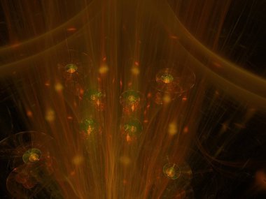 Hayali fraktal arkaplan resmi