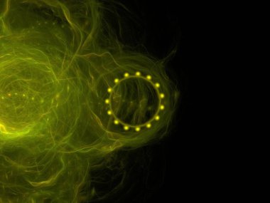 Hayali fraktal arkaplan resmi