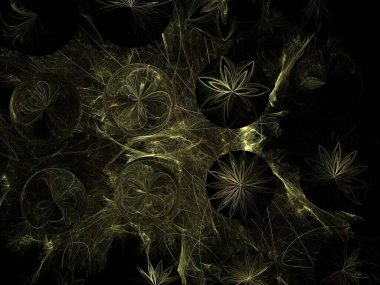 Hayali fraktal arkaplan resmi