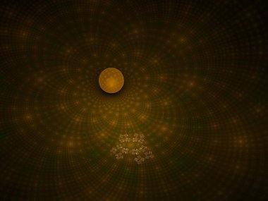 Hayali fraktal arkaplan resmi