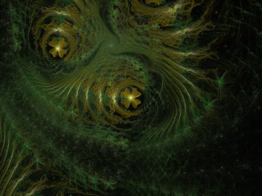 Hayali fraktal arkaplan resmi