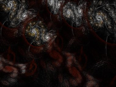 Hayali fraktal arkaplan resmi