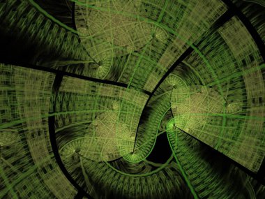 Hayali fraktal arkaplan resmi