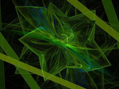 Hayali fraktal arkaplan resmi