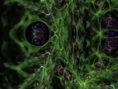 Hayali fraktal arkaplan resmi