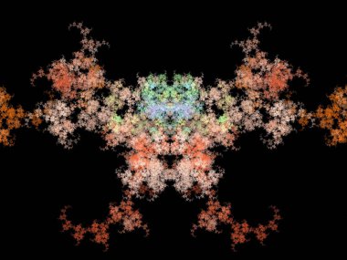 Hayali fraktal arkaplan resmi