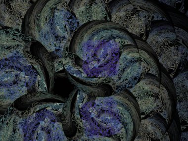 Hayali fraktal arkaplan resmi