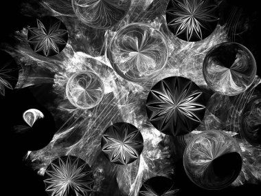 Hayali fraktal arkaplan resmi