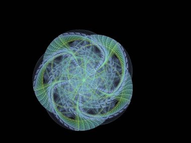 Hayali fraktal arkaplan resmi