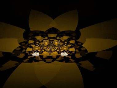 Hayali fraktal arkaplan resmi