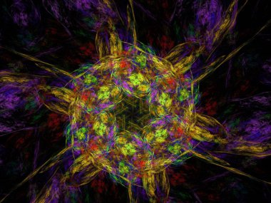 Hayali fraktal arkaplan resmi