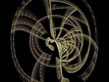 Hayali fraktal arkaplan resmi