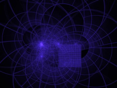 Hayali fraktal arkaplan resmi