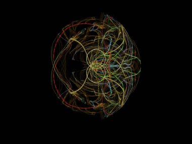 Hayali fraktal arkaplan resmi