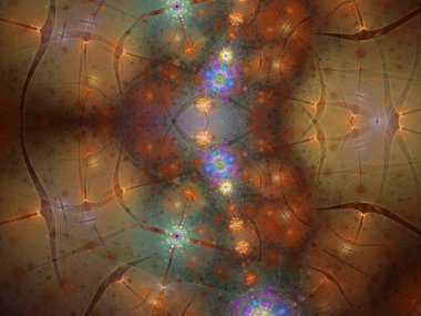 Hayali fraktal arkaplan resmi