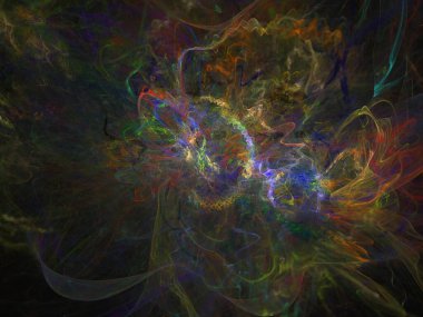 Hayali fraktal arkaplan resmi