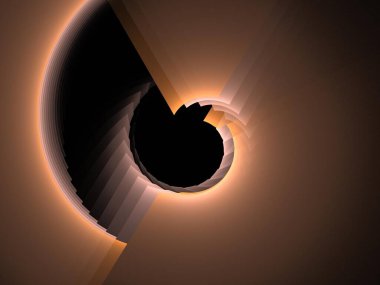 Hayali fraktal arkaplan resmi