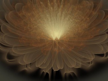 Hayali fraktal arkaplan resmi