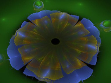 Hayali fraktal arkaplan resmi