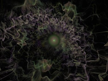 Hayali fraktal arkaplan resmi