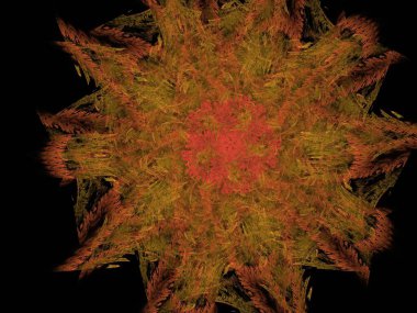 Hayali fraktal arkaplan resmi