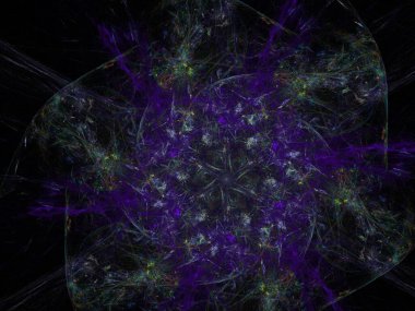 Hayali fraktal arkaplan resmi