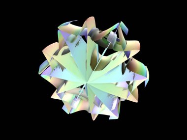 Hayali fraktal arkaplan resmi