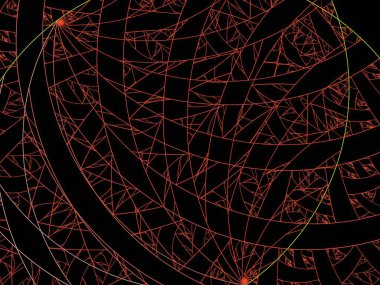 Hayali fraktal arkaplan resmi