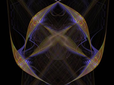 Hayali fraktal arkaplan resmi