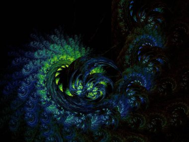Hayali fraktal arkaplan resmi